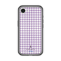 スリムプロテクションプレミアムケース［ Houndstooth Pattern Purple -with LANVIN en Bleu logo ランバン 千鳥格子柄 パープル ］