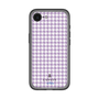 スリムプロテクションプレミアムケース［ Houndstooth Pattern Purple -with LANVIN en Bleu logo ランバン 千鳥格子柄 パープル ］