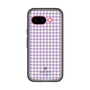 スリムプロテクションプレミアムケース［ Houndstooth Pattern Purple -with LANVIN en Bleu logo ランバン 千鳥格子柄 パープル ］