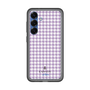 スリムプロテクションプレミアムケース［ Houndstooth Pattern Purple -with LANVIN en Bleu logo ランバン 千鳥格子柄 パープル ］