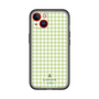 スリムプロテクションプレミアムケース［ Houndstooth Pattern Green with LANVIN en Bleu logo- ランバン 千鳥格子柄 グリーン ］