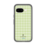 スリムプロテクションプレミアムケース［ Houndstooth Pattern Green with LANVIN en Bleu logo- ランバン 千鳥格子柄 グリーン ］