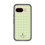 スリムプロテクションプレミアムケース［ Houndstooth Pattern Green with LANVIN en Bleu logo- ランバン 千鳥格子柄 グリーン ］