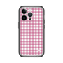 スリムプロテクションプレミアムケース［ Checkered Pink - ギンガムチェック ピンク ］