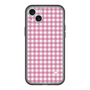 スリムプロテクションプレミアムケース［ Checkered Pink - ギンガムチェック ピンク ］