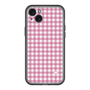 スリムプロテクションプレミアムケース［ Checkered Pink - ギンガムチェック ピンク ］