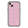 スリムプロテクションプレミアムケース［ Checkered Pink - ギンガムチェック ピンク ］