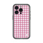 スリムプロテクションプレミアムケース［ Checkered Pink - ギンガムチェック ピンク ］