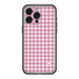 スリムプロテクションプレミアムケース［ Checkered Pink - ギンガムチェック ピンク ］