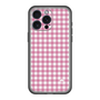 スリムプロテクションプレミアムケース［ Checkered Pink - ギンガムチェック ピンク ］