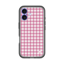 スリムプロテクションプレミアムケース［ Checkered Pink - ギンガムチェック ピンク ］