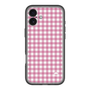 スリムプロテクションプレミアムケース［ Checkered Pink - ギンガムチェック ピンク ］