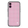 スリムプロテクションプレミアムケース［ Checkered Pink - ギンガムチェック ピンク ］