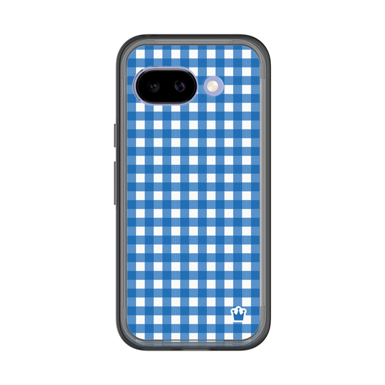 スリムプロテクションプレミアムケース［ Checkered Blue - ギンガムチェック ブルー ］