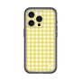 スリムプロテクションプレミアムケース［ Checkered Yellow - ギンガムチェック イエロー ］