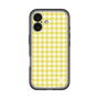 スリムプロテクションプレミアムケース［ Checkered Yellow - ギンガムチェック イエロー ］