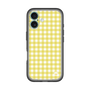 スリムプロテクションプレミアムケース［ Checkered Yellow - ギンガムチェック イエロー ］