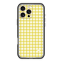 スリムプロテクションプレミアムケース［ Checkered Yellow - ギンガムチェック イエロー ］