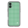 スリムプロテクションプレミアムケース［ Checkered Green - ギンガムチェック グリーン ］