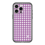 スリムプロテクションプレミアムケース［ Checkered Purple - ギンガムチェック パープル ］