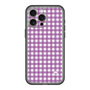 スリムプロテクションプレミアムケース［ Checkered Purple - ギンガムチェック パープル ］