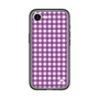 スリムプロテクションプレミアムケース［ Checkered Purple - ギンガムチェック パープル ］