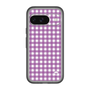 スリムプロテクションプレミアムケース［ Checkered Purple - ギンガムチェック パープル ］