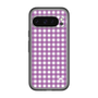 スリムプロテクションプレミアムケース［ Checkered Purple - ギンガムチェック パープル ］