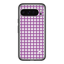 スリムプロテクションプレミアムケース［ Checkered Purple - ギンガムチェック パープル ］