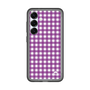 スリムプロテクションプレミアムケース［ Checkered Purple - ギンガムチェック パープル ］