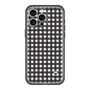 スリムプロテクションプレミアムケース［ Checkered Purple - ギンガムチェック ブラック ］