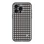 スリムプロテクションプレミアムケース［ Checkered Purple - ギンガムチェック ブラック ］