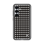 スリムプロテクションプレミアムケース［ Checkered Purple - ギンガムチェック ブラック ］