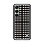 スリムプロテクションプレミアムケース［ Checkered Purple - ギンガムチェック ブラック ］