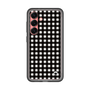 スリムプロテクションプレミアムケース［ Checkered Purple - ギンガムチェック ブラック ］