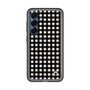 スリムプロテクションプレミアムケース［ Checkered Purple - ギンガムチェック ブラック ］