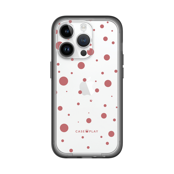 スリムプロテクションプレミアムケース［ Dippin dots Red - ディッピンドッツ レッド ］