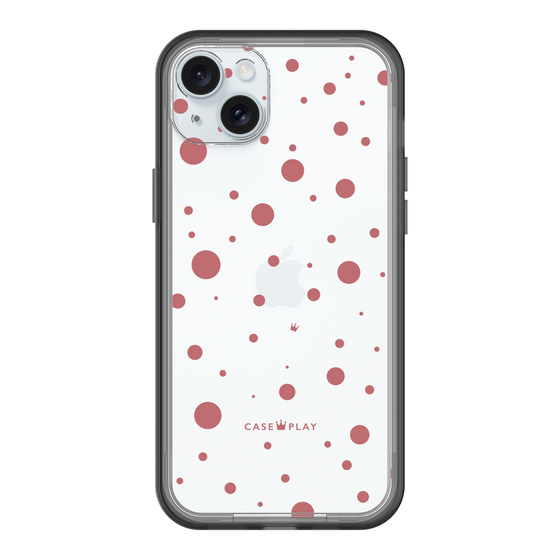 スリムプロテクションプレミアムケース［ Dippin dots Red - ディッピンドッツ レッド ］
