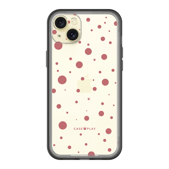 スリムプロテクションプレミアムケース［ Dippin dots Red - ディッピンドッツ レッド ］