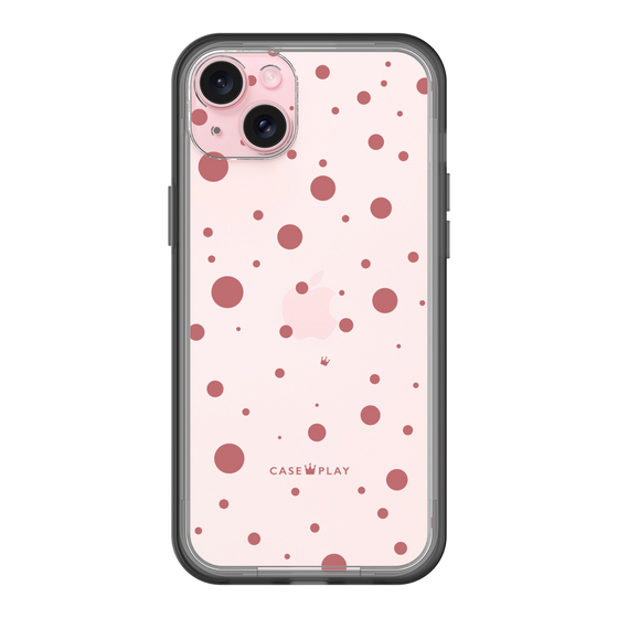 スリムプロテクションプレミアムケース［ Dippin dots Red - ディッピンドッツ レッド ］