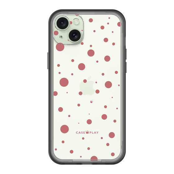 スリムプロテクションプレミアムケース［ Dippin dots Red - ディッピンドッツ レッド ］