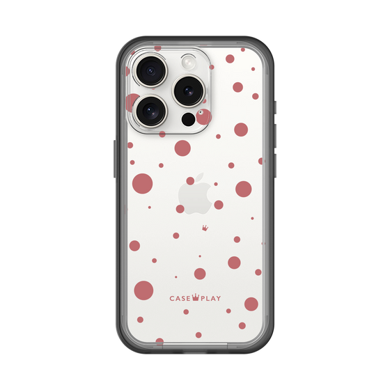 スリムプロテクションプレミアムケース［ Dippin dots Red - ディッピンドッツ レッド ］