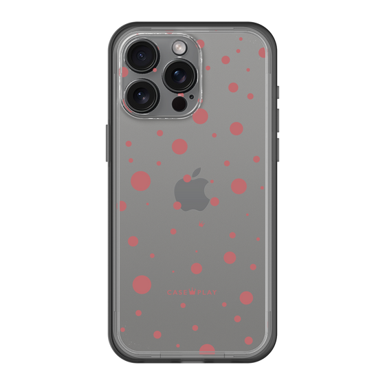 スリムプロテクションプレミアムケース［ Dippin dots Red - ディッピンドッツ レッド ］