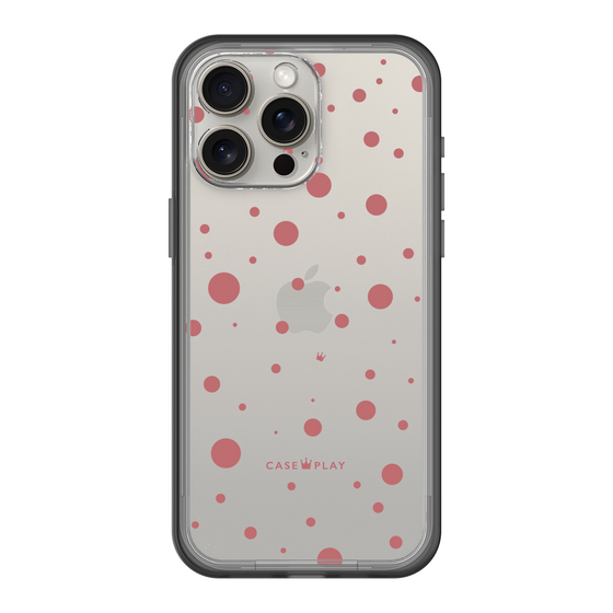 スリムプロテクションプレミアムケース［ Dippin dots Red - ディッピンドッツ レッド ］