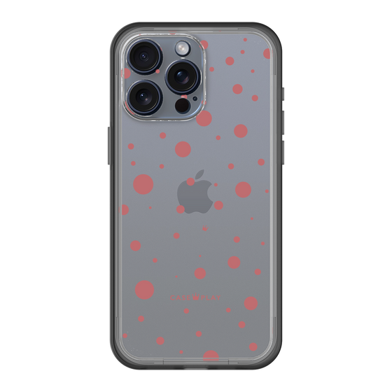 スリムプロテクションプレミアムケース［ Dippin dots Red - ディッピンドッツ レッド ］