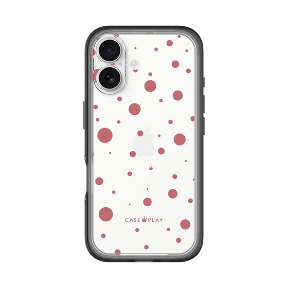 スリムプロテクションプレミアムケース［ Dippin dots Red - ディッピンドッツ レッド ］