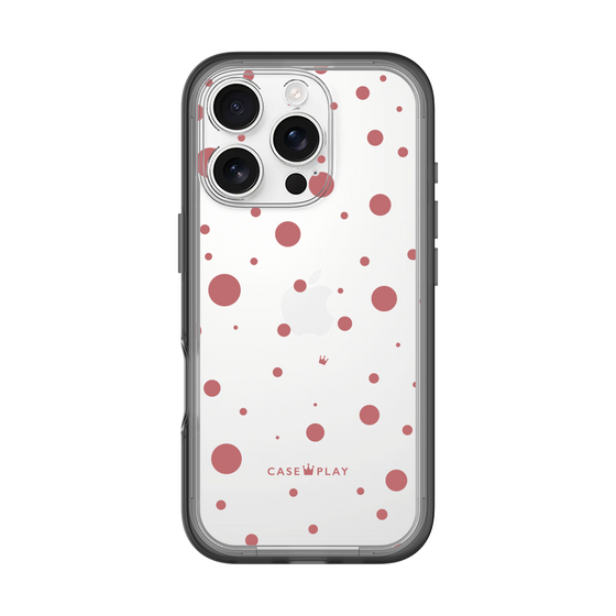 スリムプロテクションプレミアムケース［ Dippin dots Red - ディッピンドッツ レッド ］