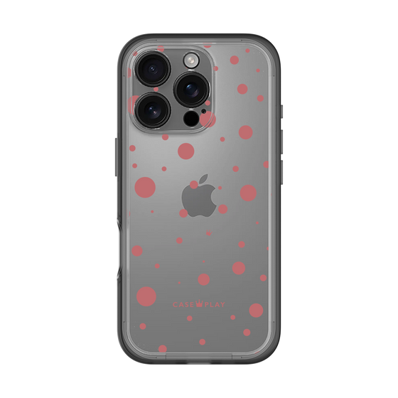 スリムプロテクションプレミアムケース［ Dippin dots Red - ディッピンドッツ レッド ］