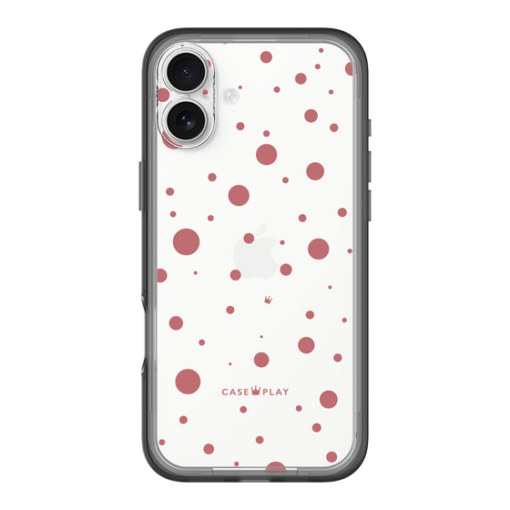 スリムプロテクションプレミアムケース［ Dippin dots Red - ディッピンドッツ レッド ］