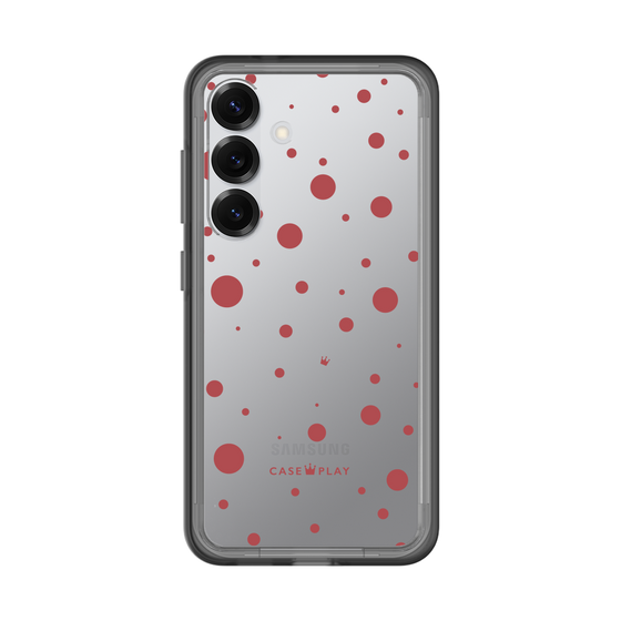 スリムプロテクションプレミアムケース［ Dippin dots Red - ディッピンドッツ レッド ］